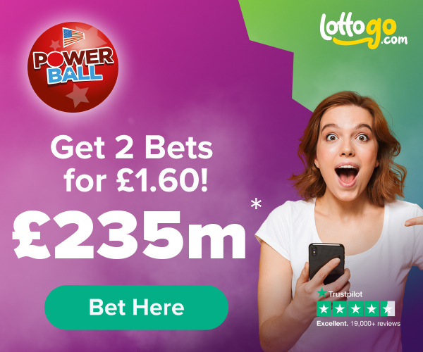 US Powerball Bet 1 Get 1 Free